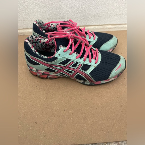 Asics Gel Frantic 7 T3A6Q Athletic Women's Shoes Size 8 Multicolor - Picture 1 of 12